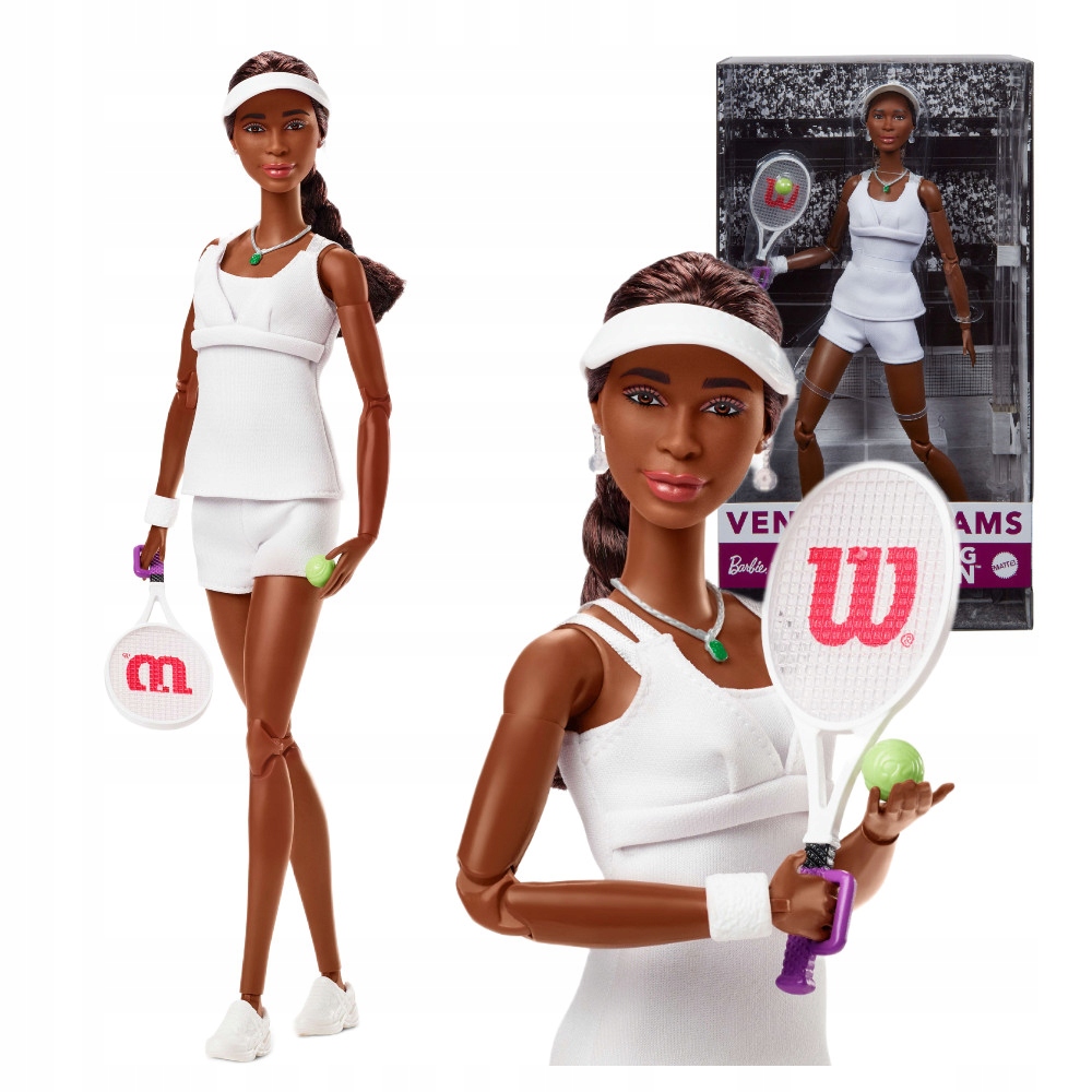 BARBIE SIGNATURE LALKA TENISISTKA KOLEKCJONERSKA VENUS WILLIAMS