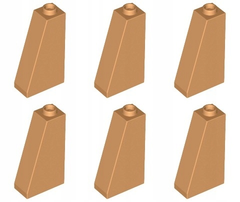 

Lego 4460b Skos 2x1x3 nugat śr Nowy (10g) 6 szt.