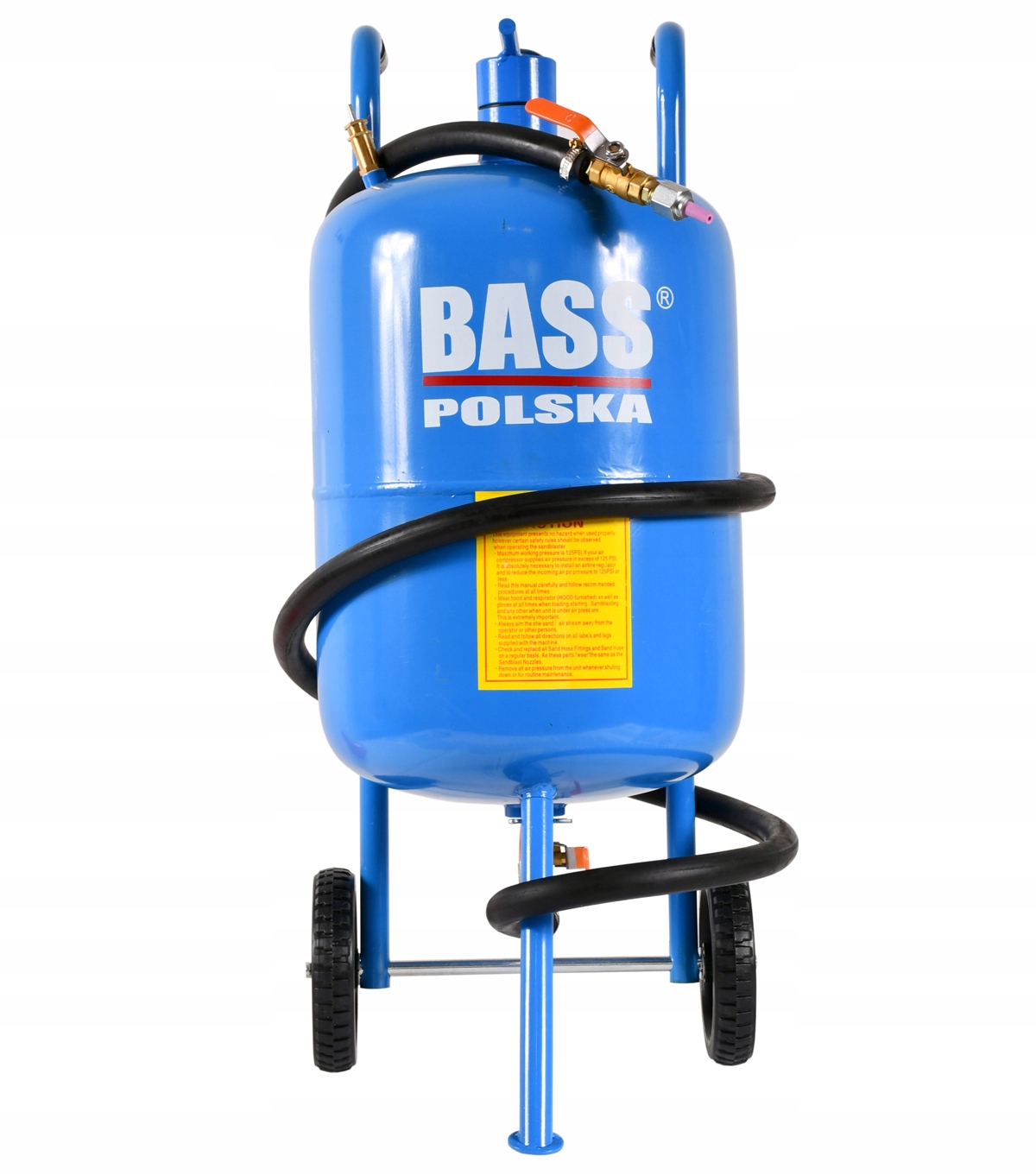 PIASKARKA SYFONOWA MOBILNA 80L MASKA +12 DYSZ BASS Pojemność 80 l