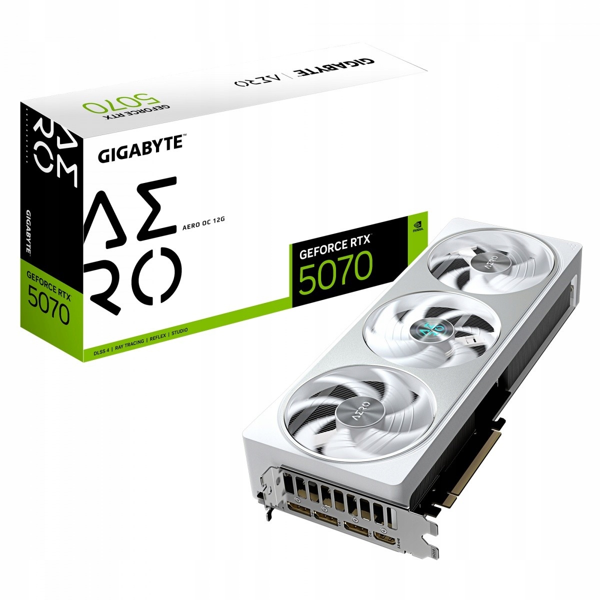 Grafická karta GeForce Rtx 5070 Aero Oc 12GB GDDR7 192bit HDMI/3DP