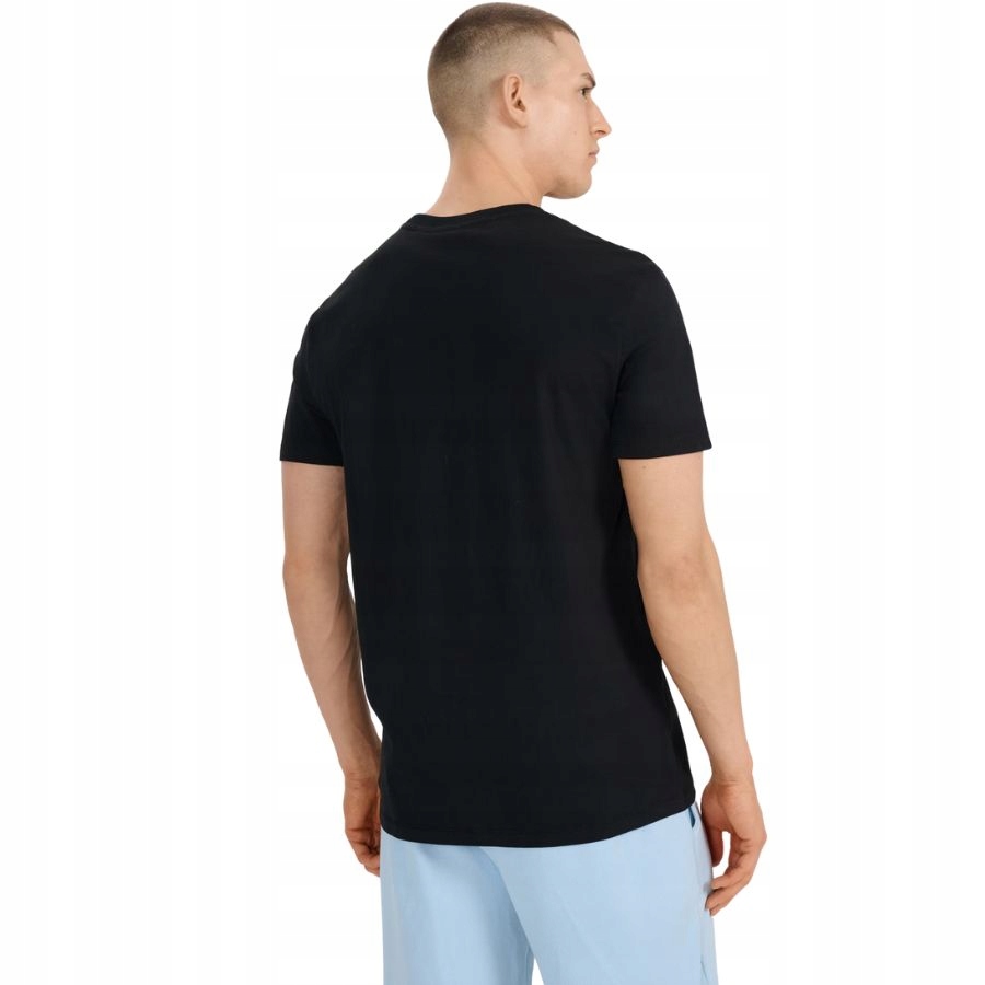 KOSZULKA MĘSKA 4F T-SHIRT PODKOSZULEK BLUZKA SPORTOWA NA CO DZIEŃ Kolor czarny