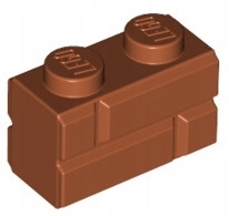 

Lego Klocek 1x2/Murek C Pomarańczowy 98283/6314383