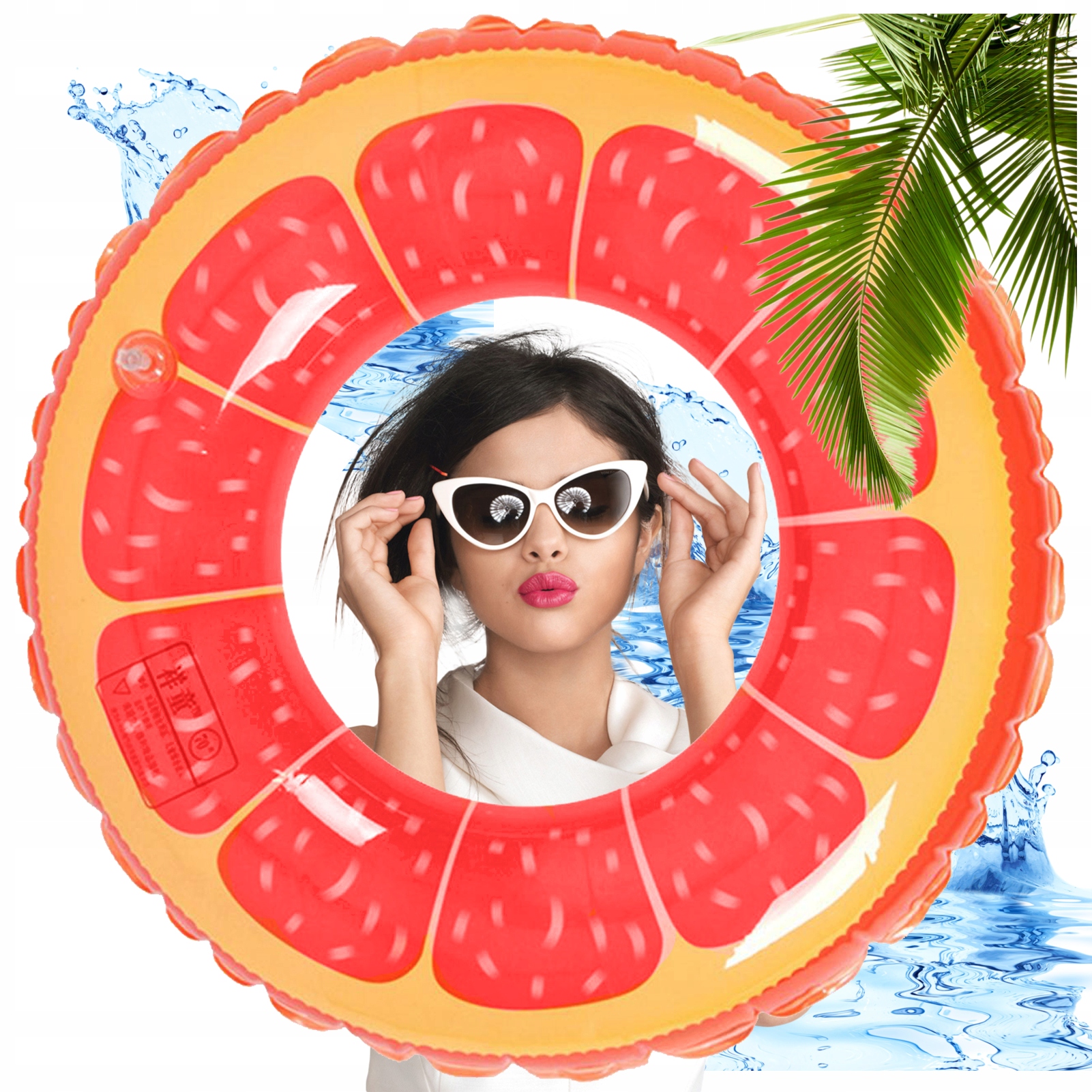 

Materac dmuchany koło do pływania wody duże 90 cm