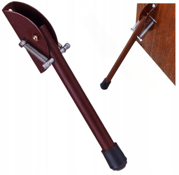 NÓŻKA PODPÓRKA STOPKA BLOKUJĄCA DO DRZWI GARAŻOWYCH SKLEPOWYCH BRAMY STOPER Długość maksymalna 22 cm