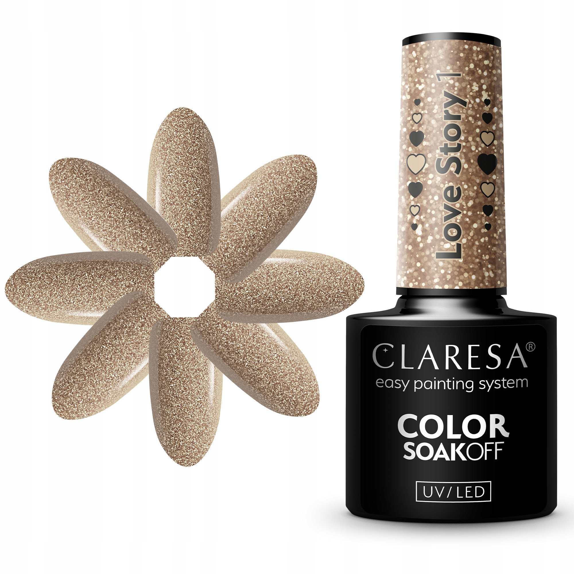 

Claresa Lakier Hybrydowy Love Story 1 5g
