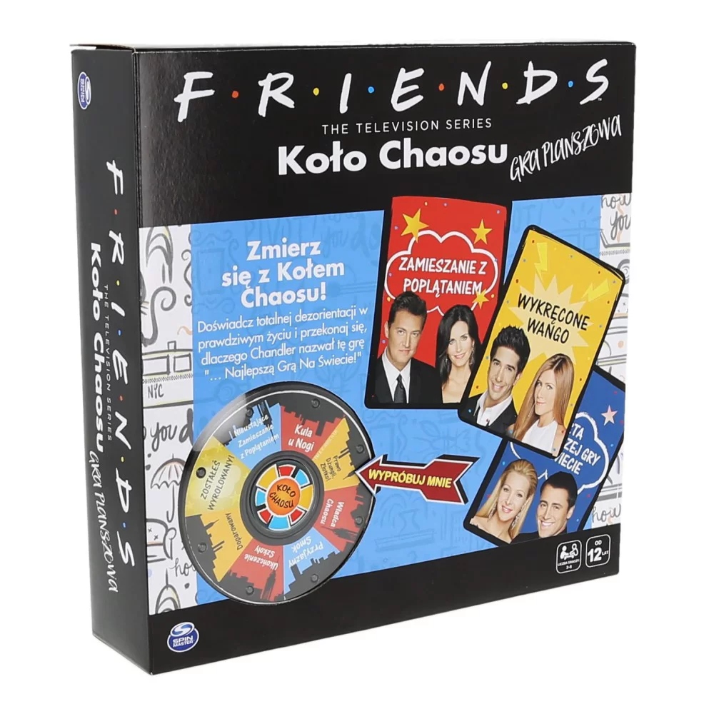 Przyjaciele Friends gra planszowa Koło Chaosu imprezowa serial Polska 12-Zdjęcie-0