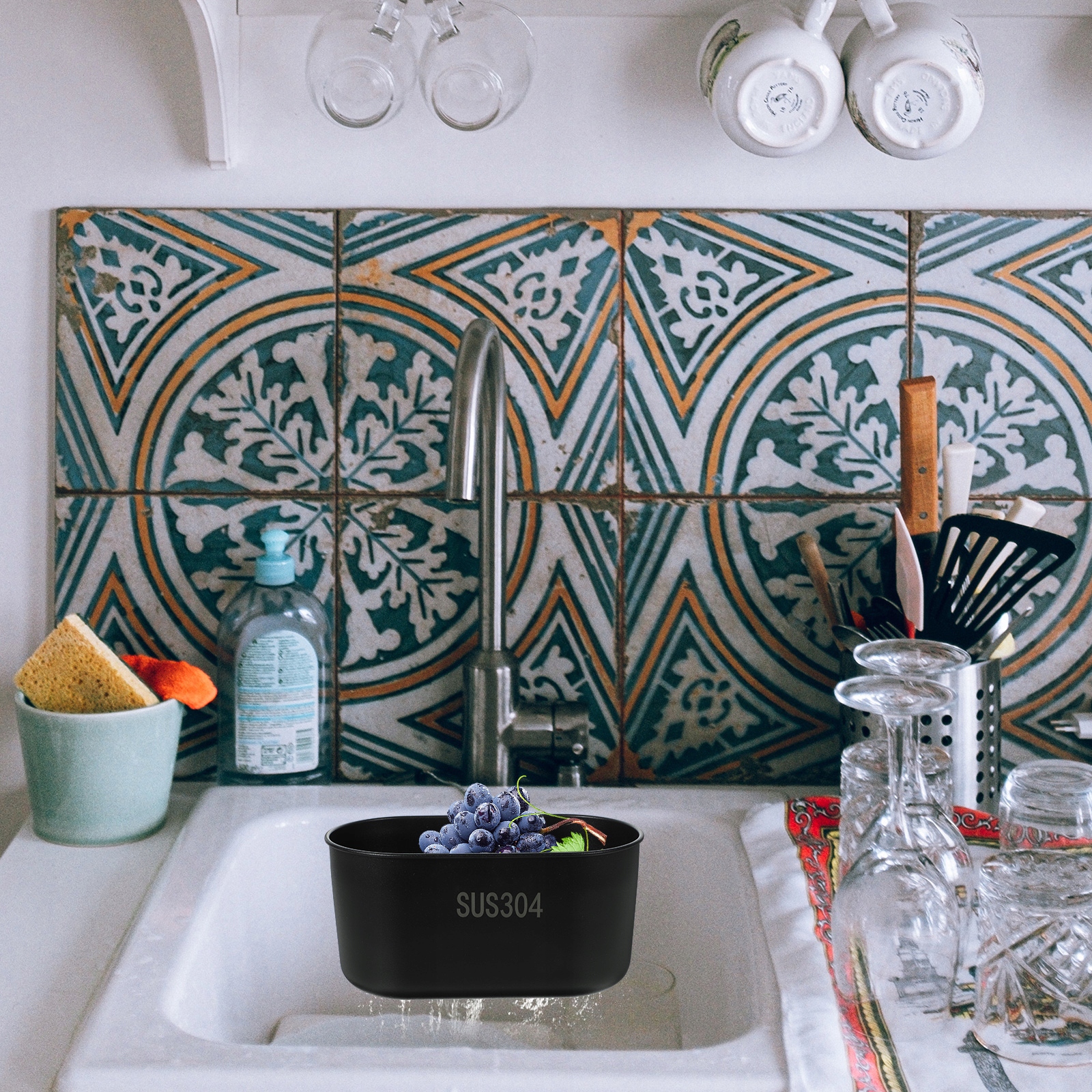 KOSZ OCIEKOWY ZE STALI NIERDZEWNEJ KOSZ OCIEKAJĄCY ZE STALI NIERDZEWNEJ Marka bez marki