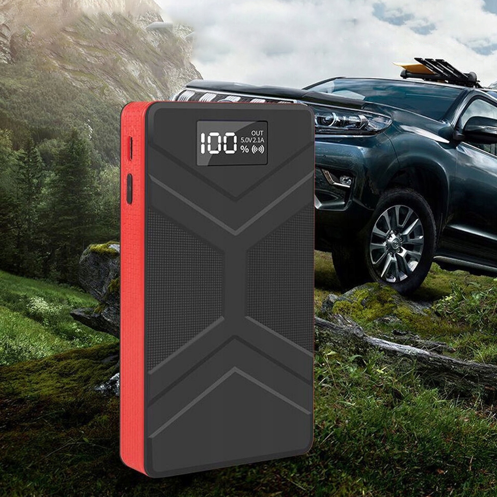 MOCNY POWER BANK JUMP STARTER ROZRUCH BOOSTER LATARKA 30000mAh + KLEMY Marka Bedee