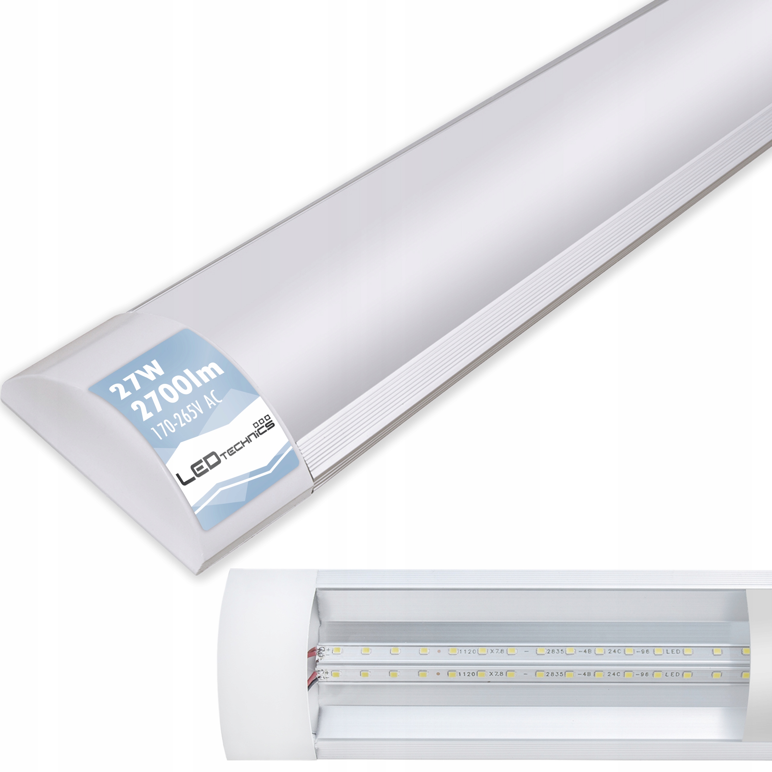 8x NATYNKOWA LAMPA LED 90cm DO GARAŻU ŚWIETLÓWKA Marka inna