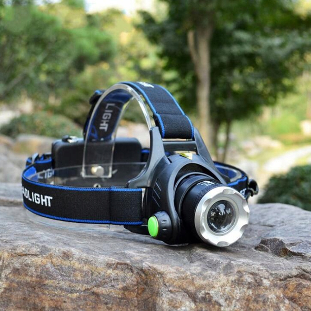 MOCNA LATARKA CZOŁOWA CZOŁÓWKA LAMPKA LED ZOOM AKUMALTOR WODOODPORNA ZASIĘG Kod producenta ELASTYCZNA CZOŁOWA LATRAKA 1X LED