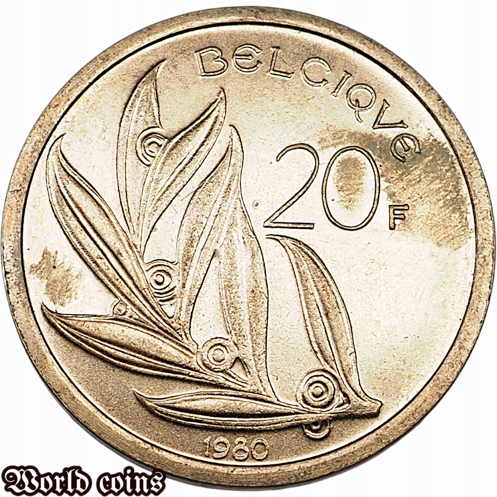 20 FRANKÓW 1980 BELGIQUE - BELGIA
