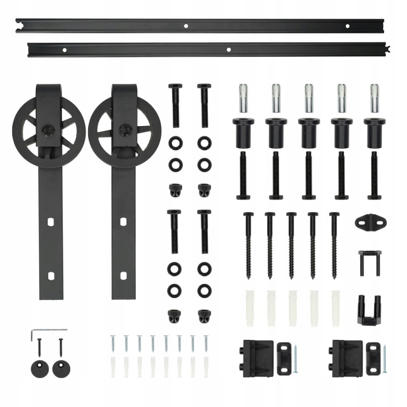 Sada kování pro posuvné dveře 2 m 1 velké dveře BDH821