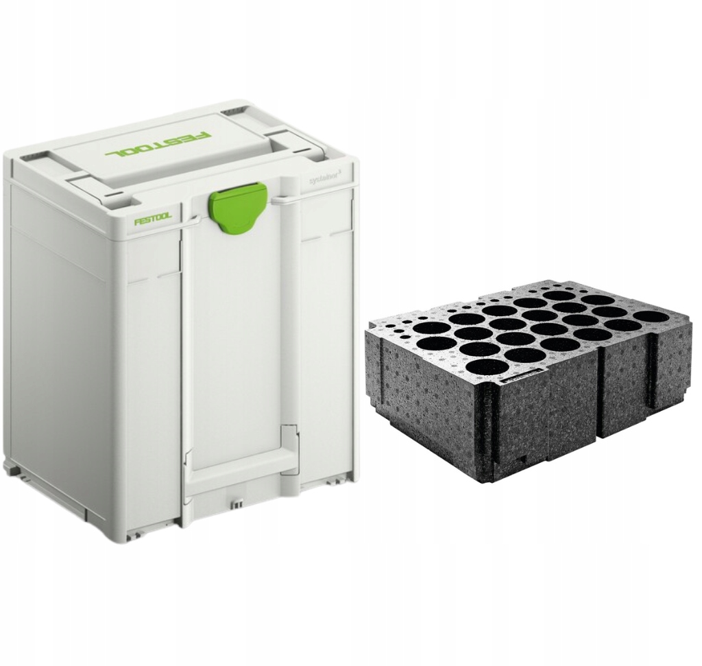 Festool Pianka na silikony i pasujący Systainer³ SYS3 M 437 204943 204845