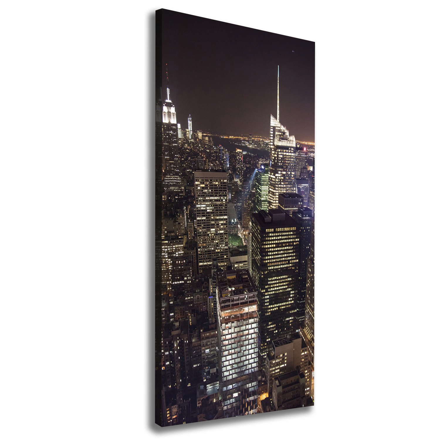 

Foto obraz na płótnie Nowy Jork nocą 50x125 cm