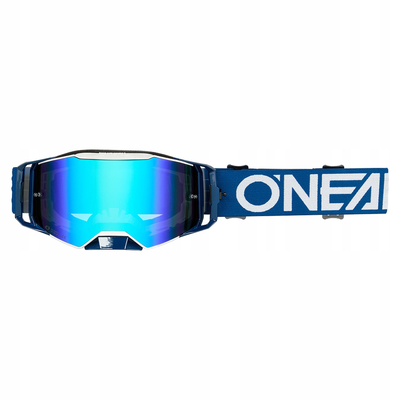 Okuliare O'Neal B-55 Cram blue/white radium blue mirror