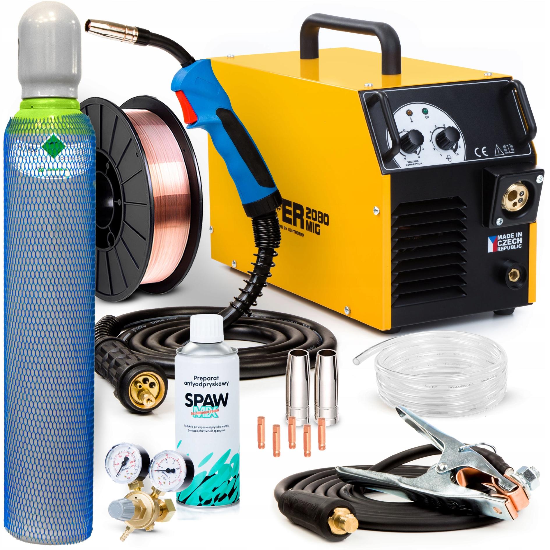 Invertorová Svářečka Migomat Tiger Mig 2080 Flux 230V 190A