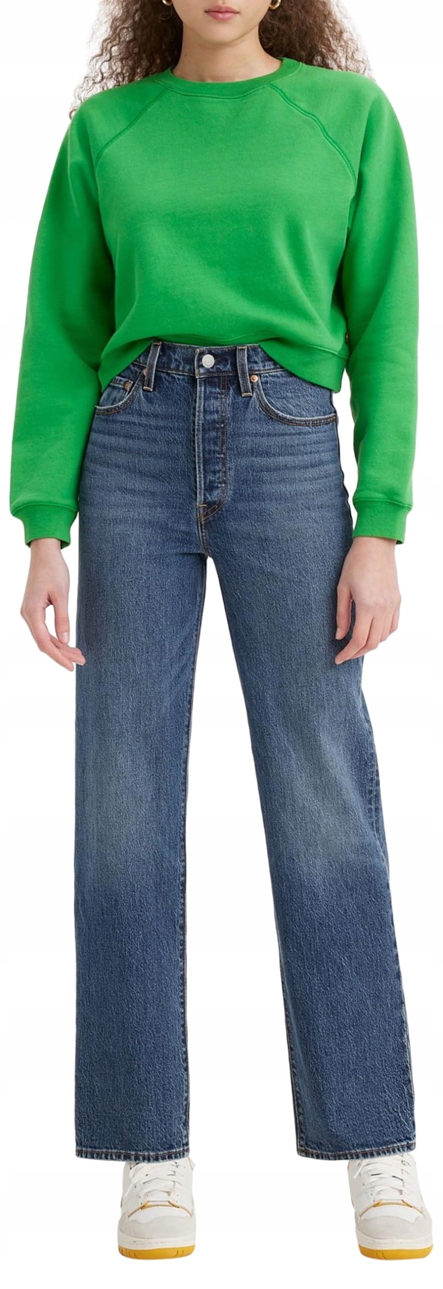 Levi's Džíny Vysoký Pas Jednoduché Džíny Z Bavlny Klasické 32/32 7CA