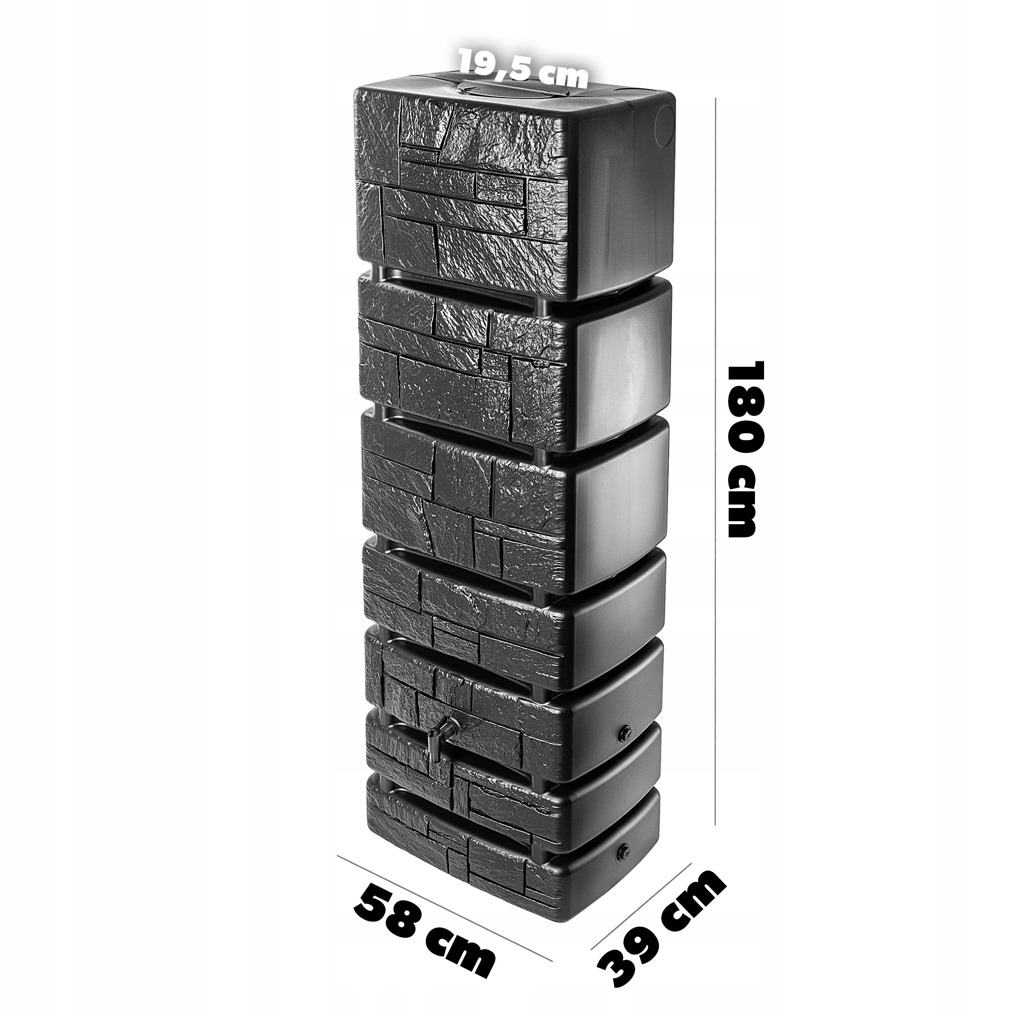 ZBIORNIK NA DESZCZÓWKĘ 350L WODĘ ZESTAW Kod producenta K9102_1