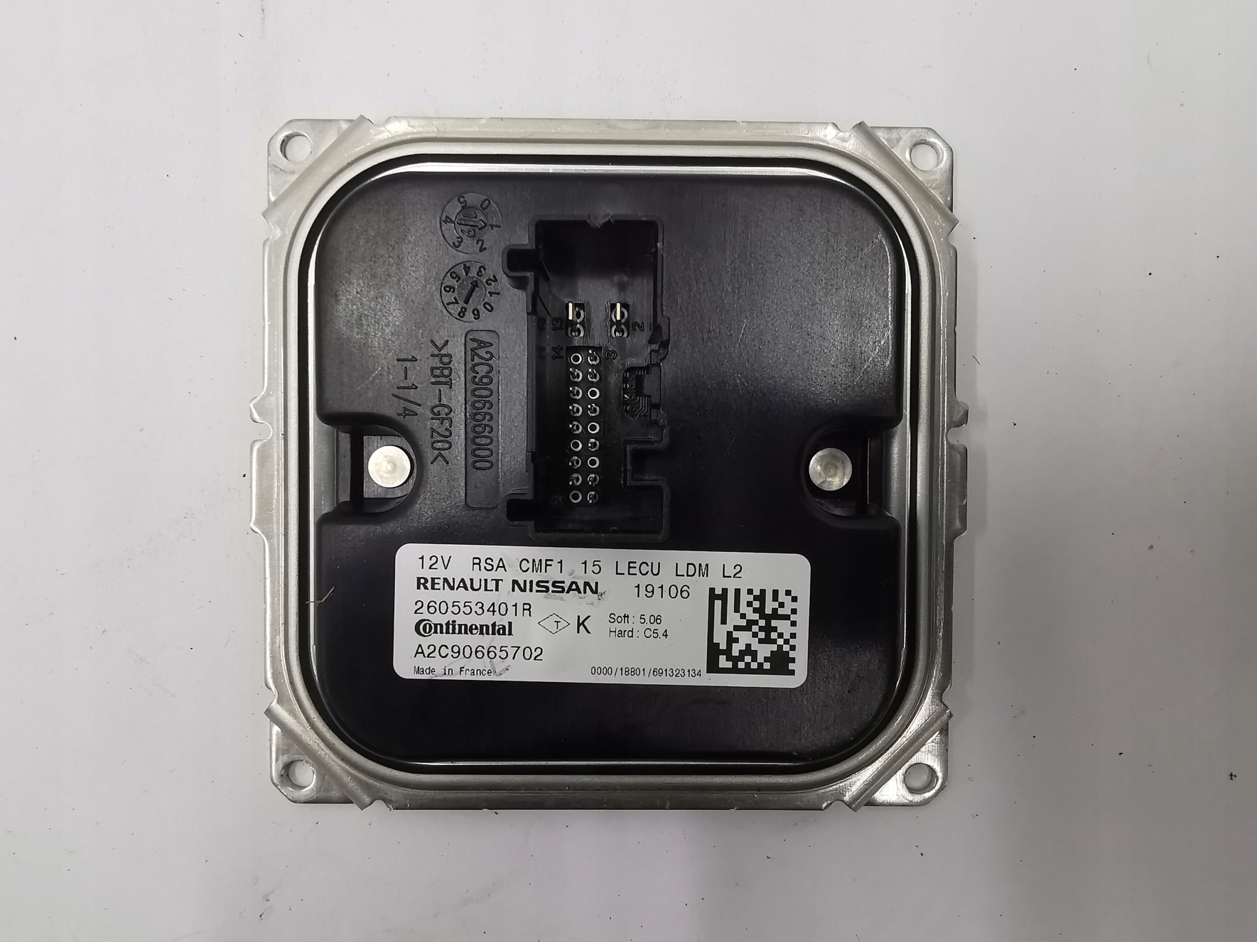 control unit LED module RENAULT CAPTUR 260553401R