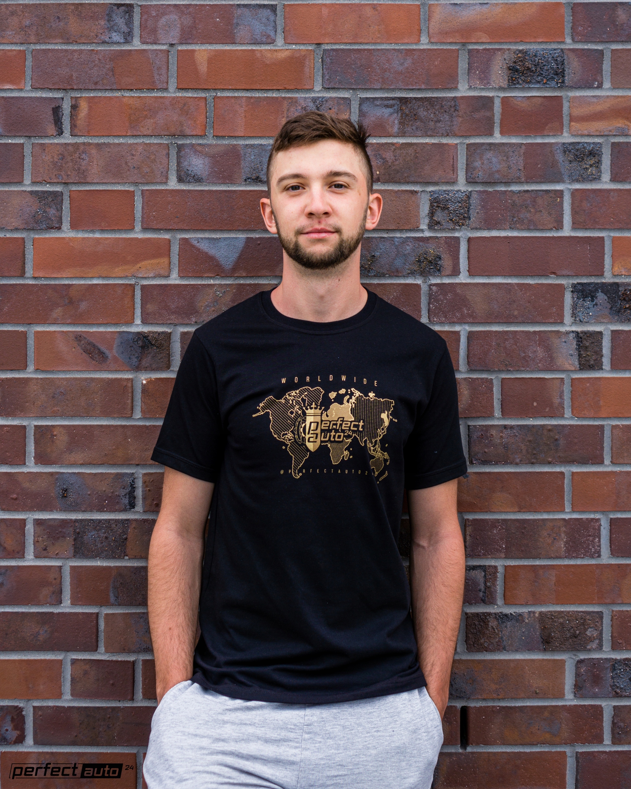 T shirt Koszulka Worldwide czarna męska S Numer katalogowy producenta PA24