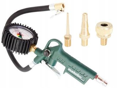Metabo RF 60 Przystawka Do Pompowania Opon Kół z Manometrem + 3 Końcówki
