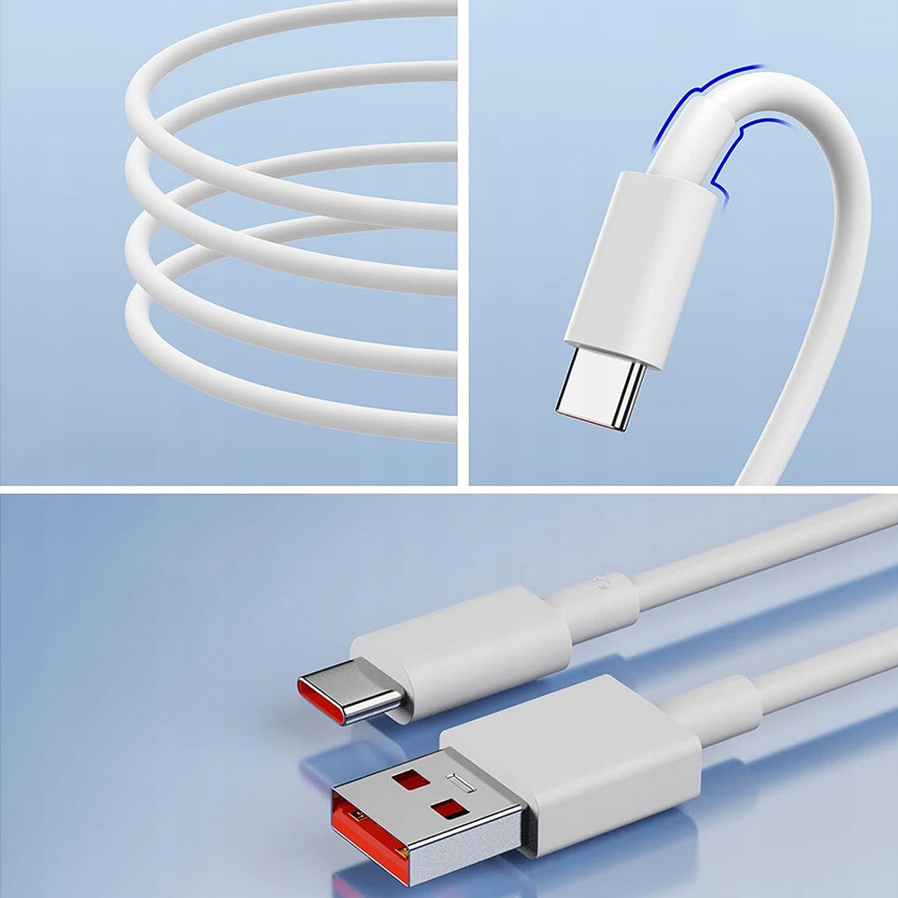 Ładowarka Xiaomi 120W 6A Mi Turbo USB C + Kabel 1m Długość przewodu 1 m