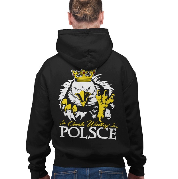Mikina s kapucí vlastenecká sláva Velkého Polska vel. XL