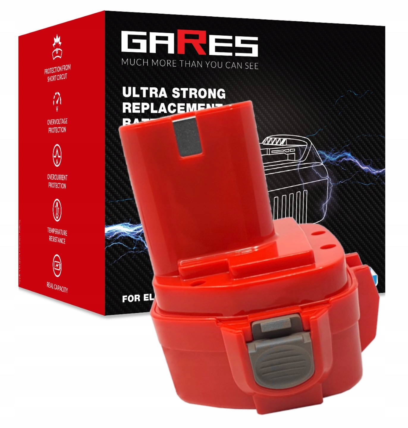 Baterie Akumulátor pro Makita DA312DWF 4191DZ ML123 Auto Light 3Ah 12V 3Ah