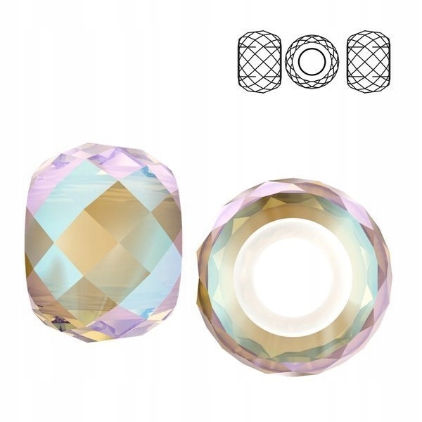 5043 MM 11 Swarovski Briolette XXL L Col Top Shim