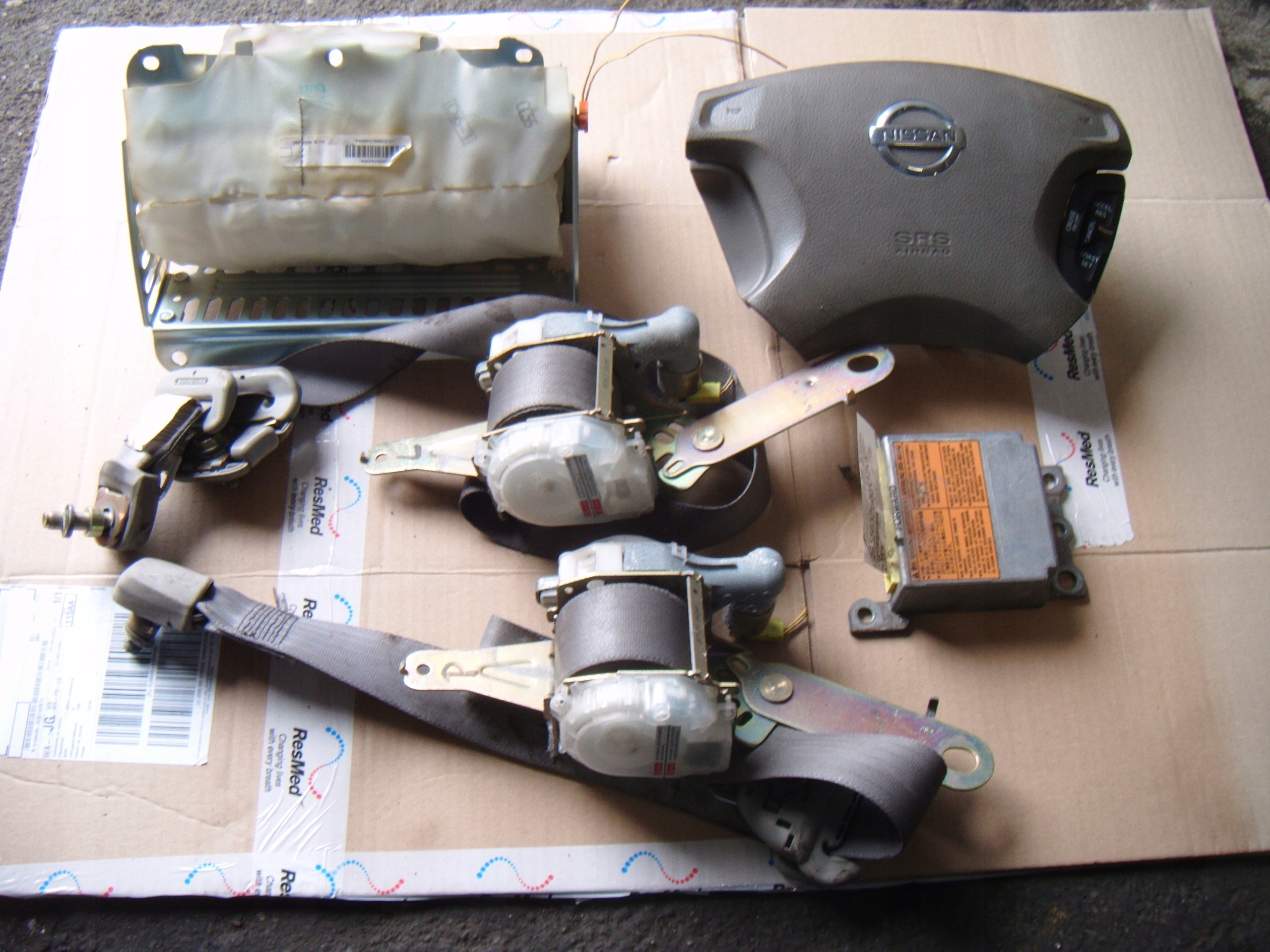 NISSAN ALTIMA L31 02-06 PODUSZKI POWIETRZNE PASY