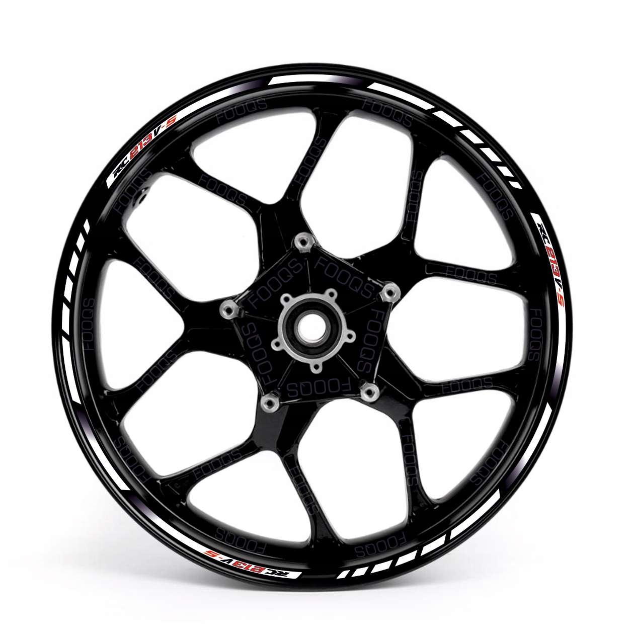 Samolepky Na Ráfky Juula Pro Honda Rc 213V-S Bílé