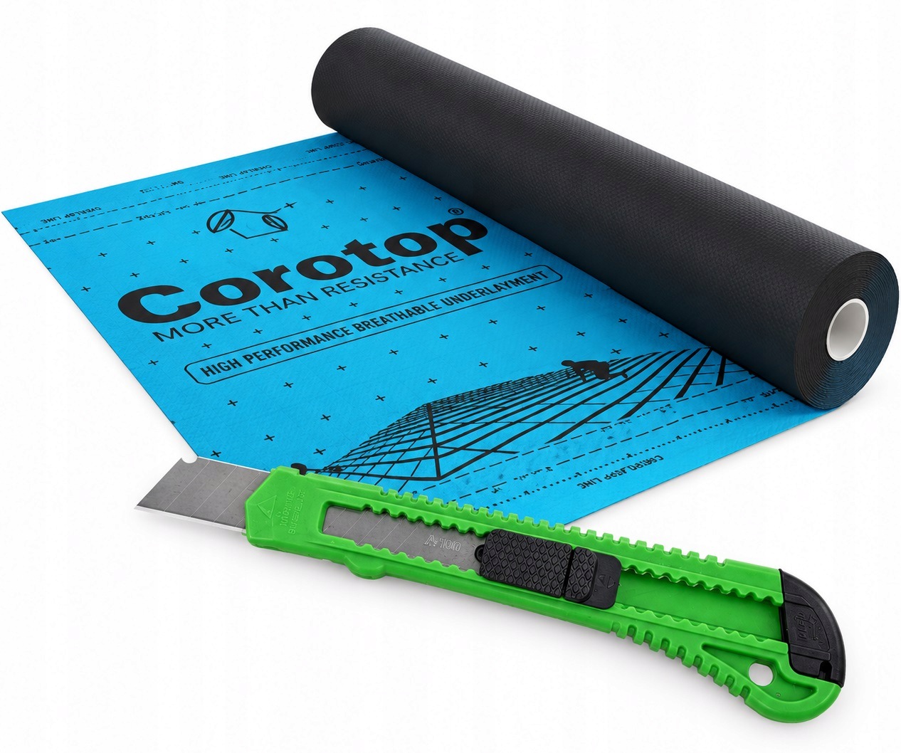 Membrána Fólie Na Střechu Silná Corotop Blue 140g 1,5mx20mb 30m²