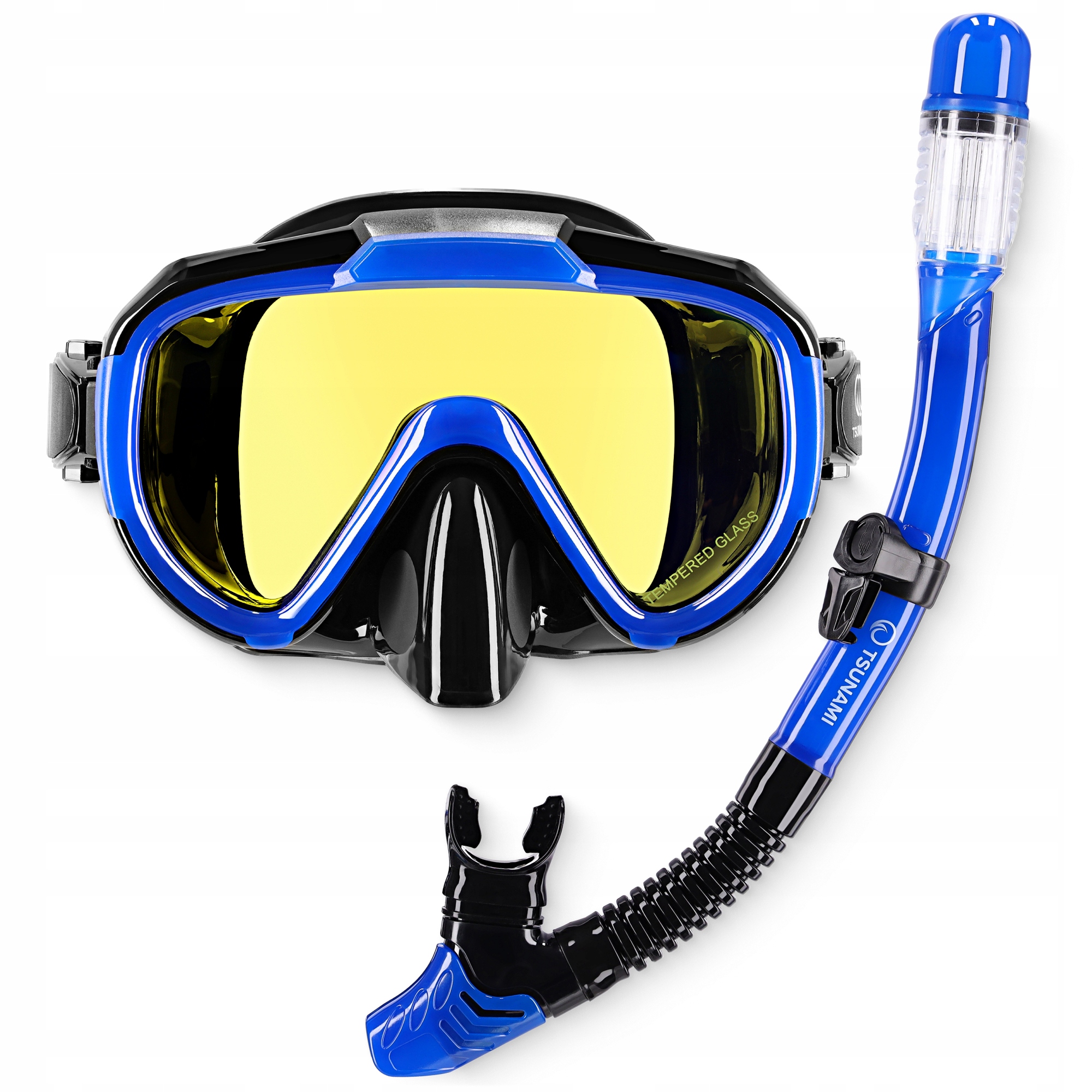 Maska Do Pływania Okulary Gogle Nurkowania Z Rurką Do Wody Snorkelingu