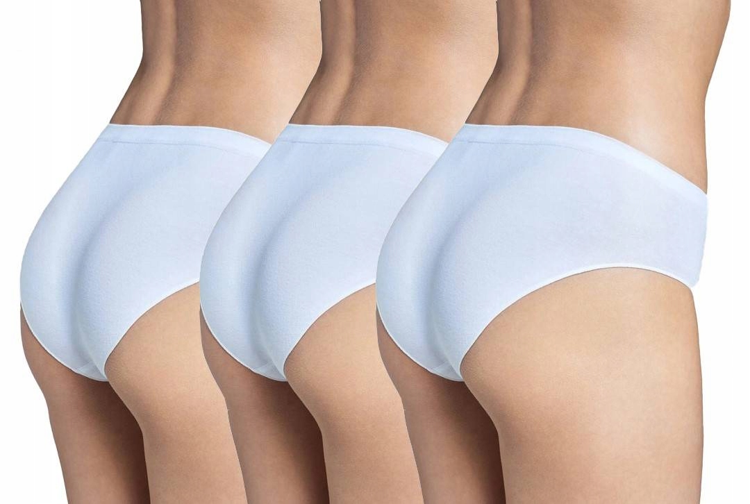 

3PAK Gatta Majtki Seamless Cotton Białe XL