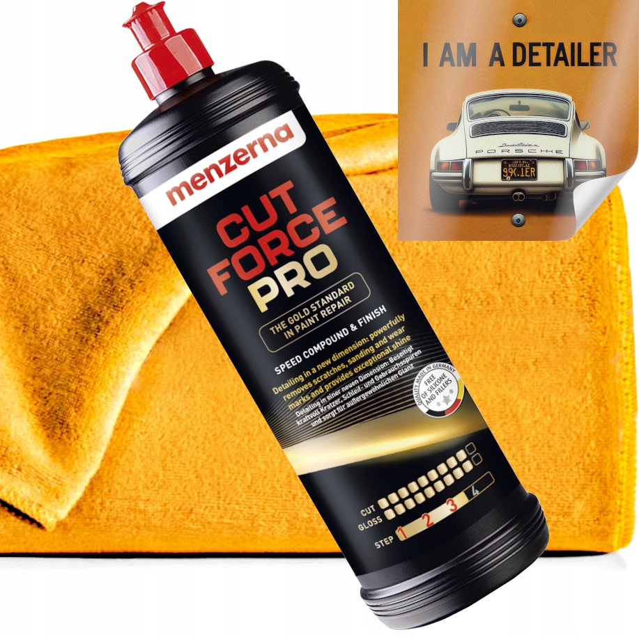 Leštiaca pasta Menzerna Cut Force Pro Silno rezná pasta Leštenie 1000 ml
