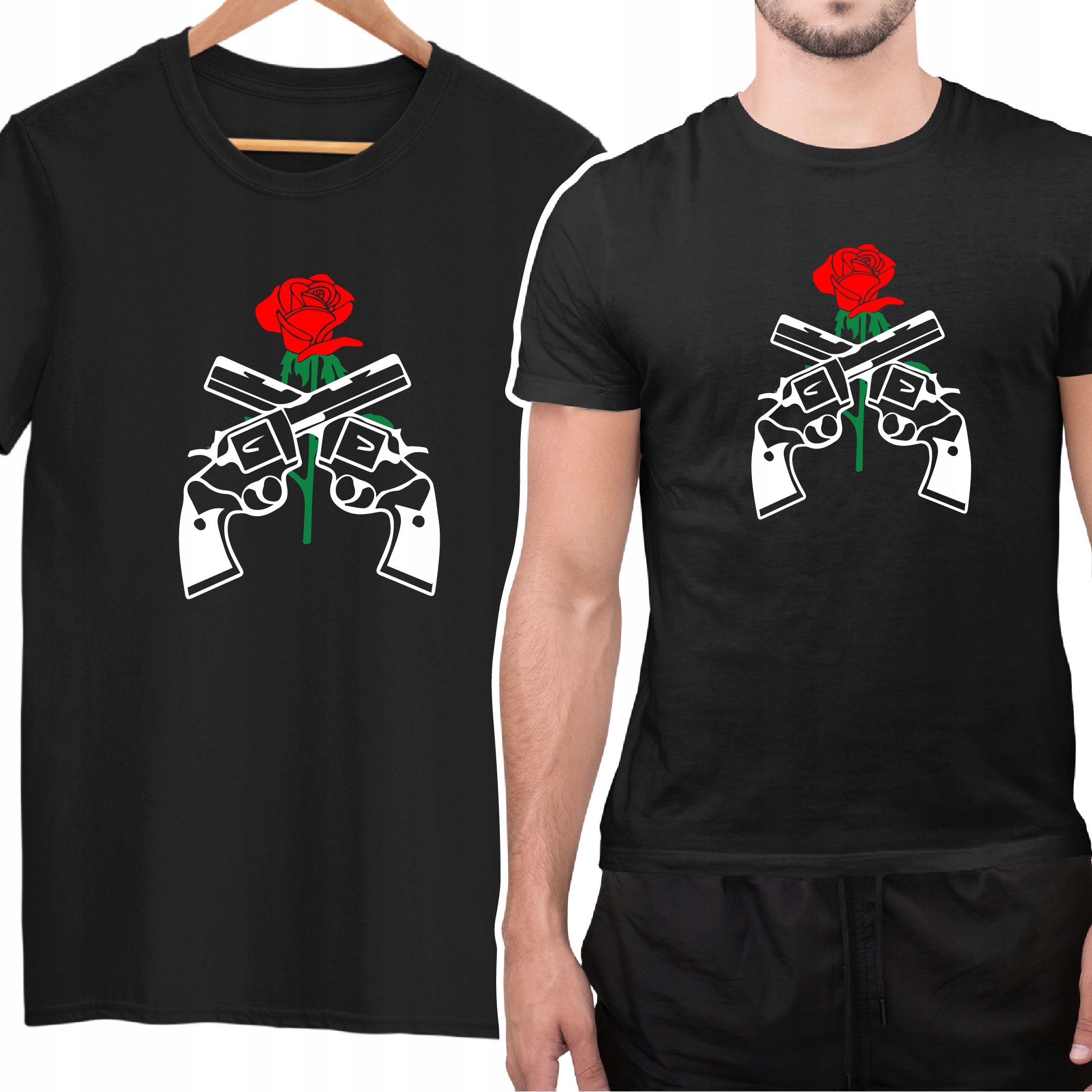 

Bluzka Tshirt Guns N Roses Róża Slash