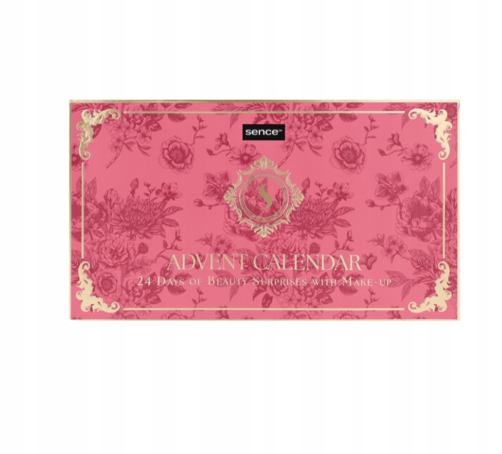Sence kalendarz adwentowy z kosmetykami do makijażu różowy 24 elementy