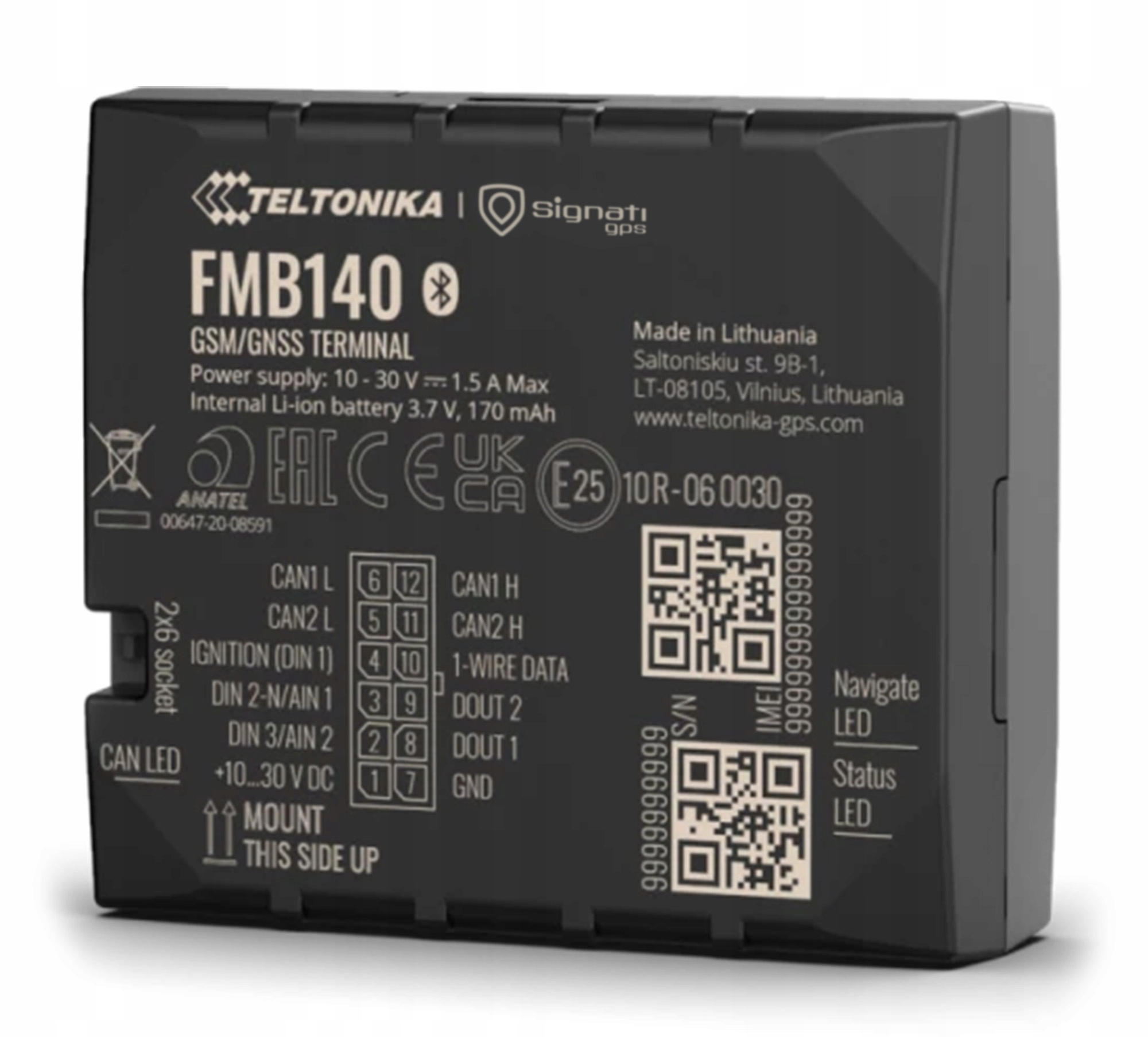 Lokalizator pojazdów GPS bez abonamentu - Teltonika FMB140