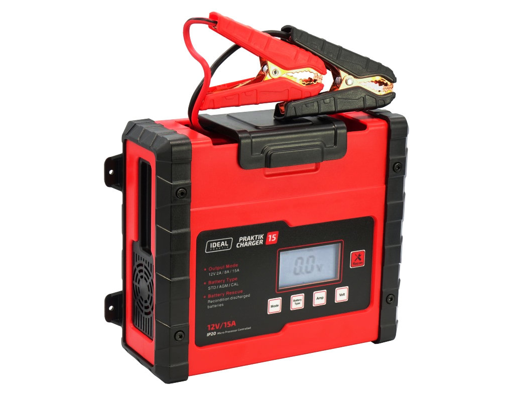 Inteligentny prostownik PRAKTIK CHARGER 15 IDEAL Producent code PCHARGE15