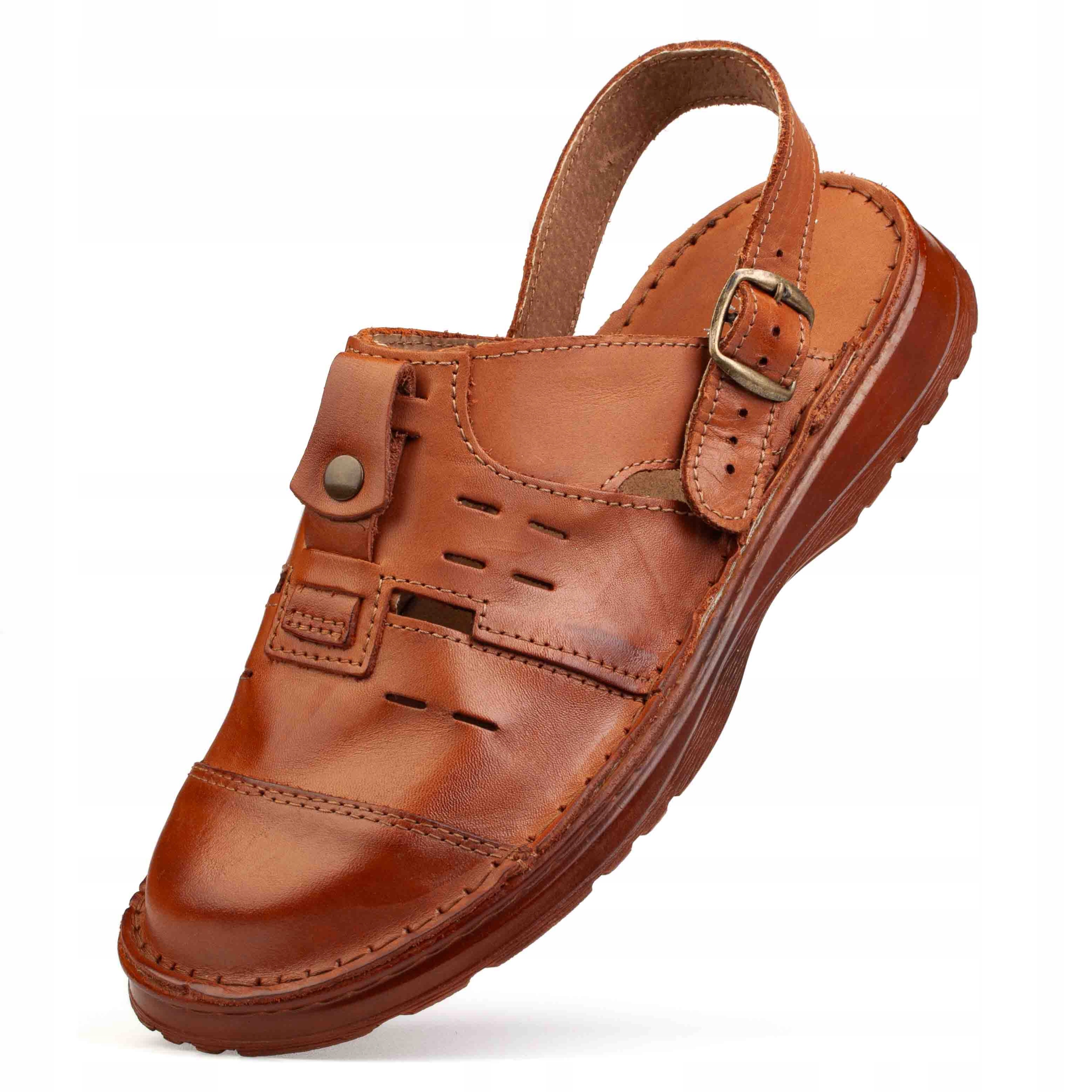 Pánské pantofle s páskem, velikost 2210 45