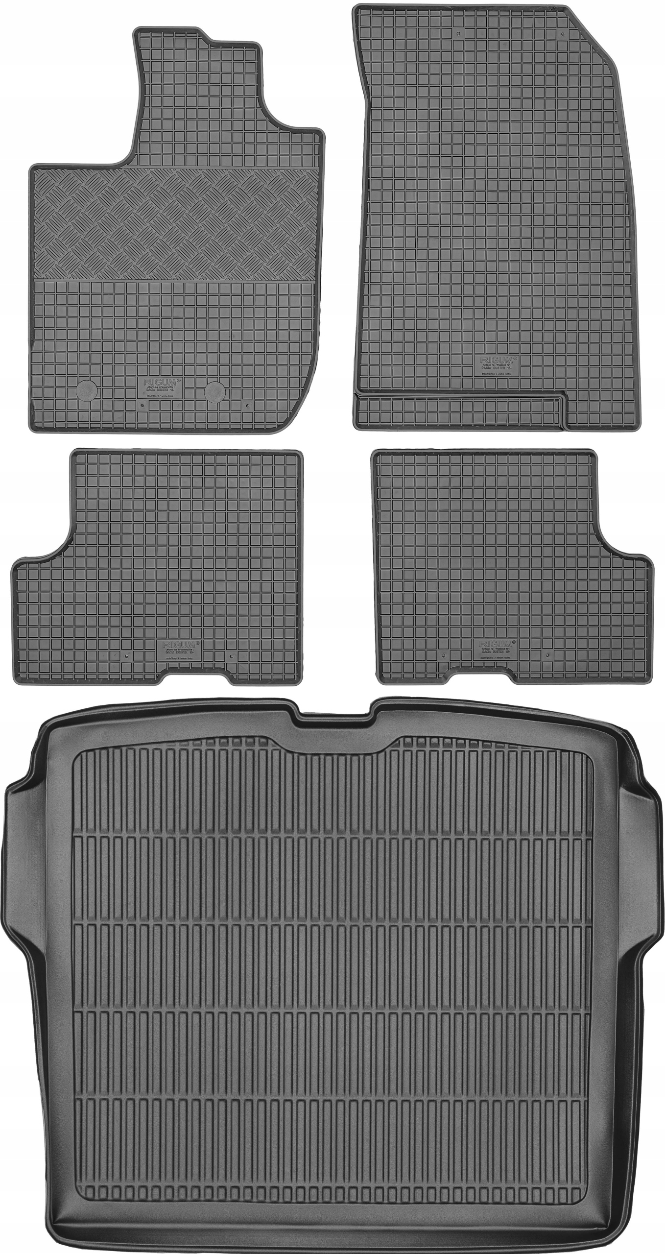 Dacia Duster II Suv od roku 2018 Sada Koberce batožinový priestor