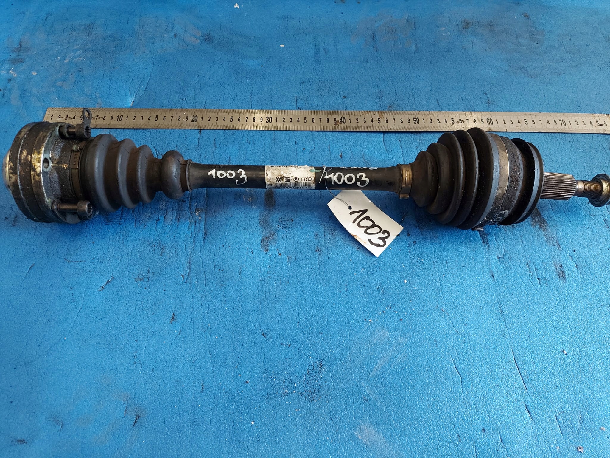 semi-axis T5 1.9 TDI left 7H0407271AK
