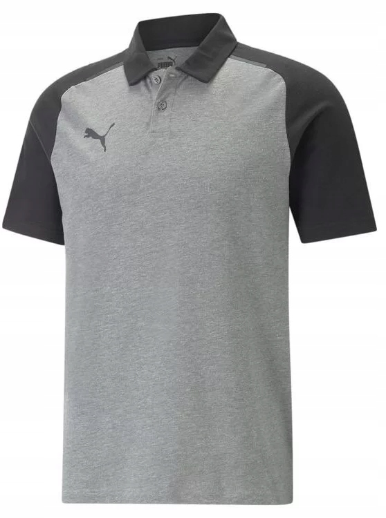 Puma Tričko Pánské Šedé Polo S Límcem Malé Logo 657991 13 vel. M