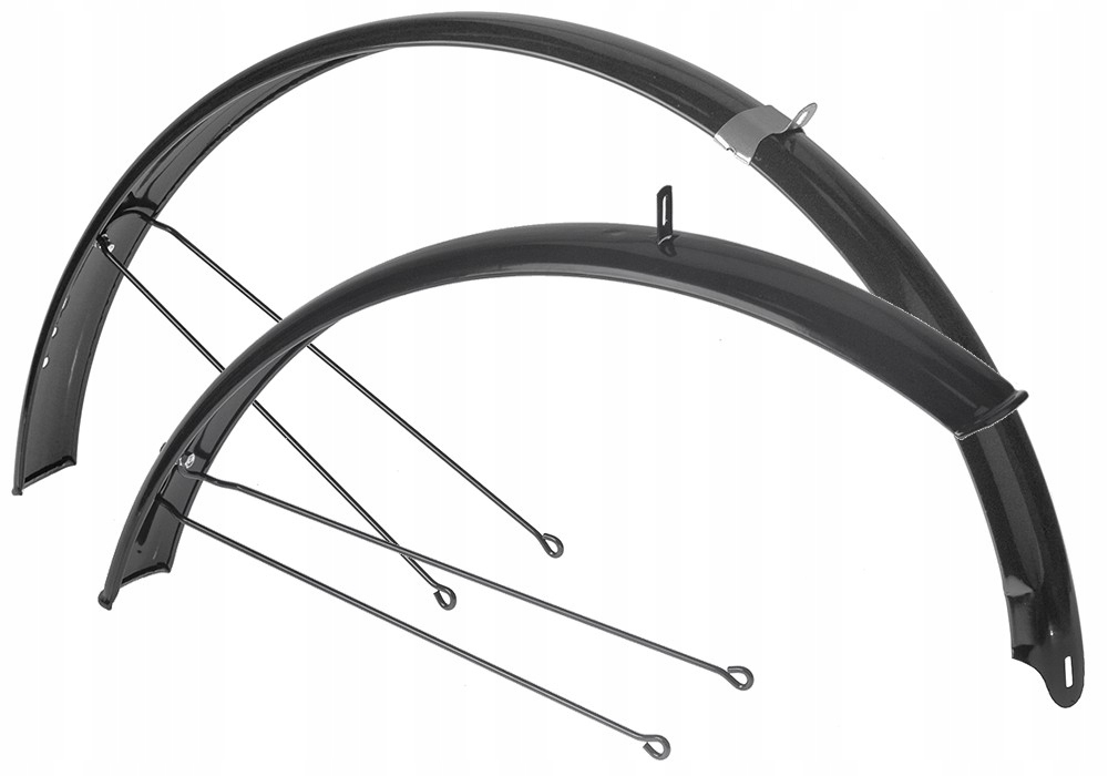 BŁOTNIKI ROWEROWE 28 MTB 55MM STAL 550 + WSPORNIKI Marka Inna marka