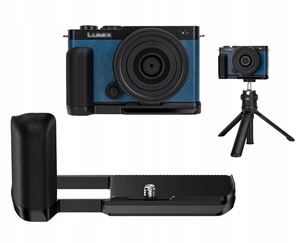 Držák na klec Video Grip Holder 1/4'' závit pro Panasonic Lumix S9 Jjc