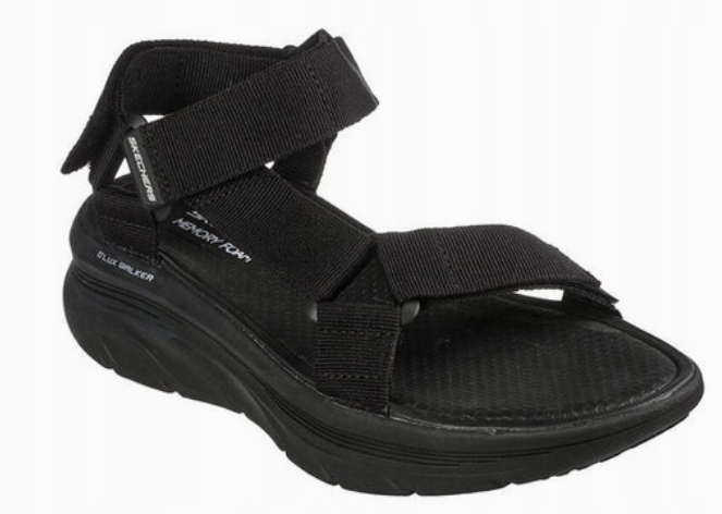 Skechers Sportovní Sandály Černé Na Suchý Zip Pánské 46 Ž9O