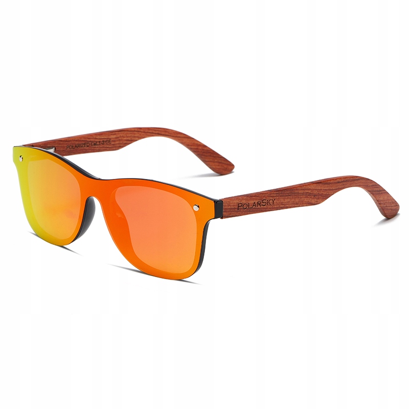 OKULARY Z POLARYZACJĄ UV400 drewniane POLARSKY — 10