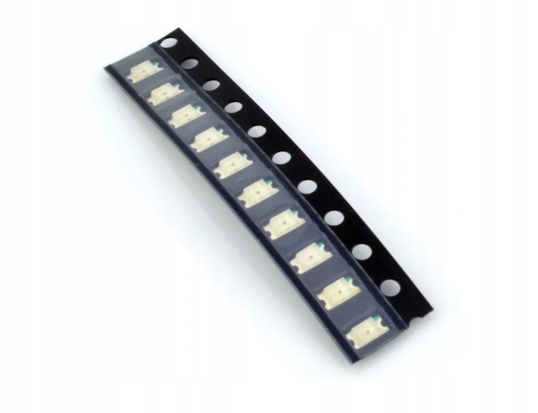 10× DIODA LED SMD CZERWONA 1206
