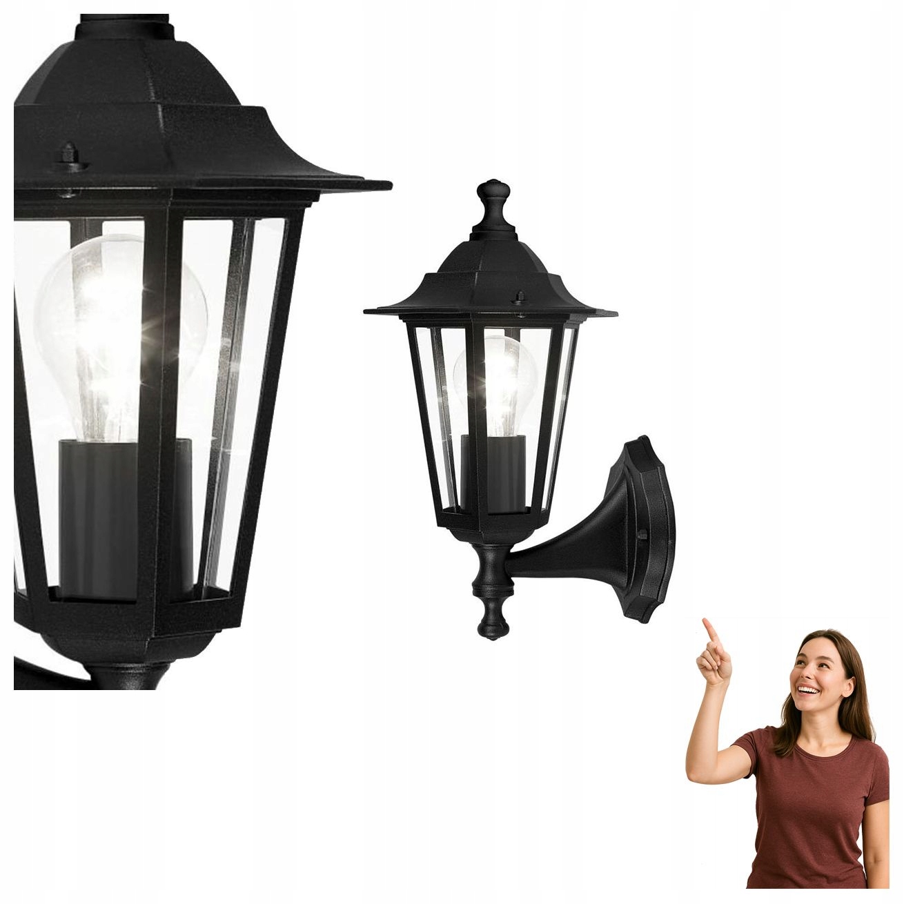 Venkovní nástěnné svítidlo Laterna 4 22468 Eglo