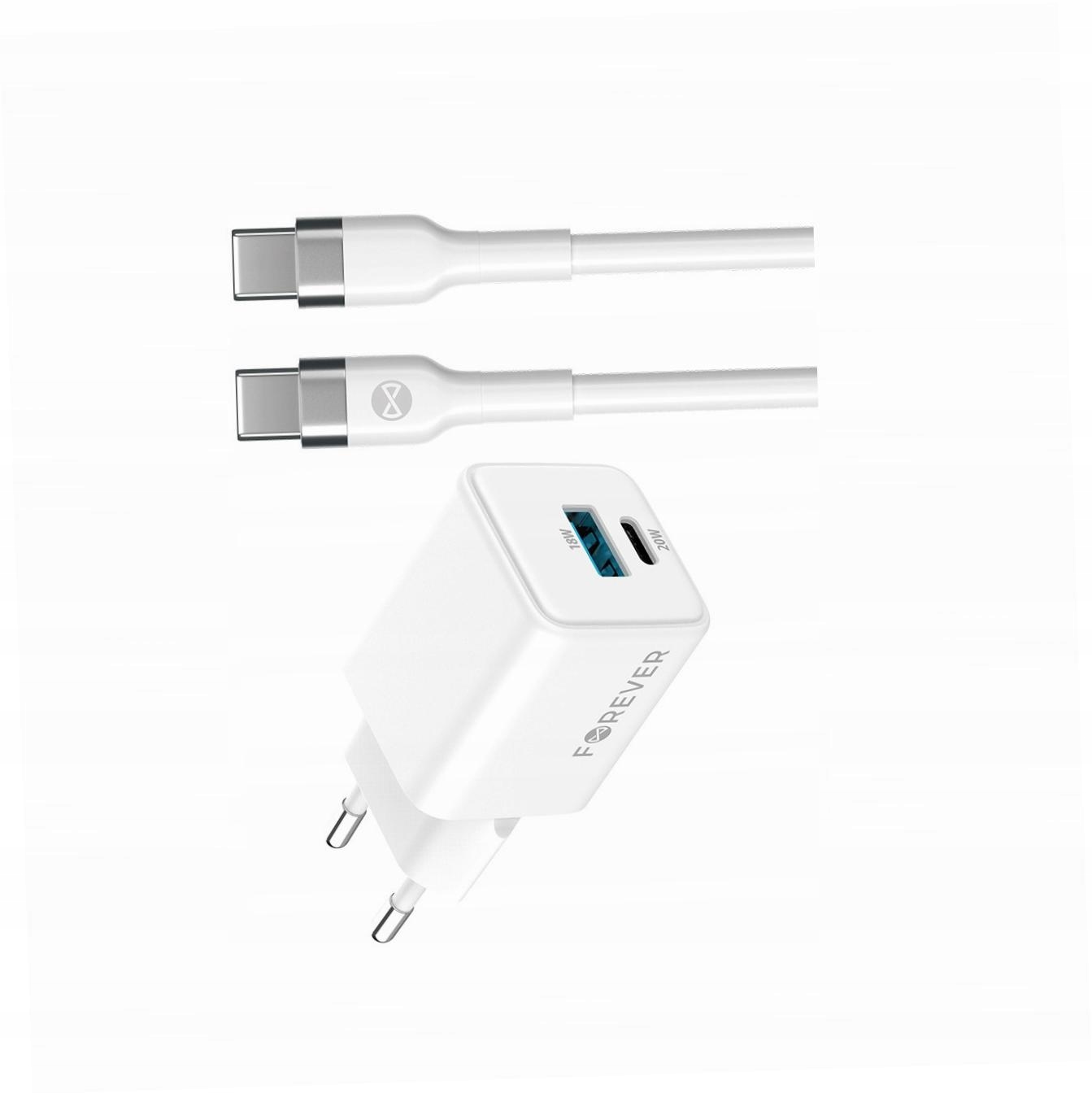 Szybka ładowarka GaN 20W Usb i Usb-c z kablem do Samsung Galaxy A41